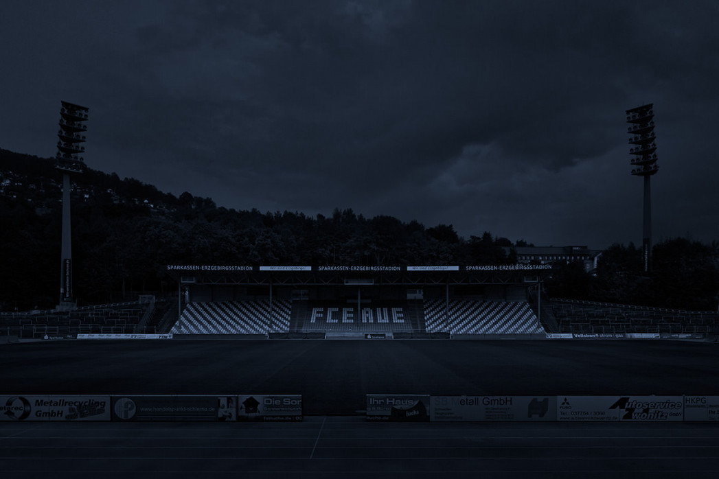 Stadien bei Nacht - Erzgebirgsstadion (1) - Wandbild