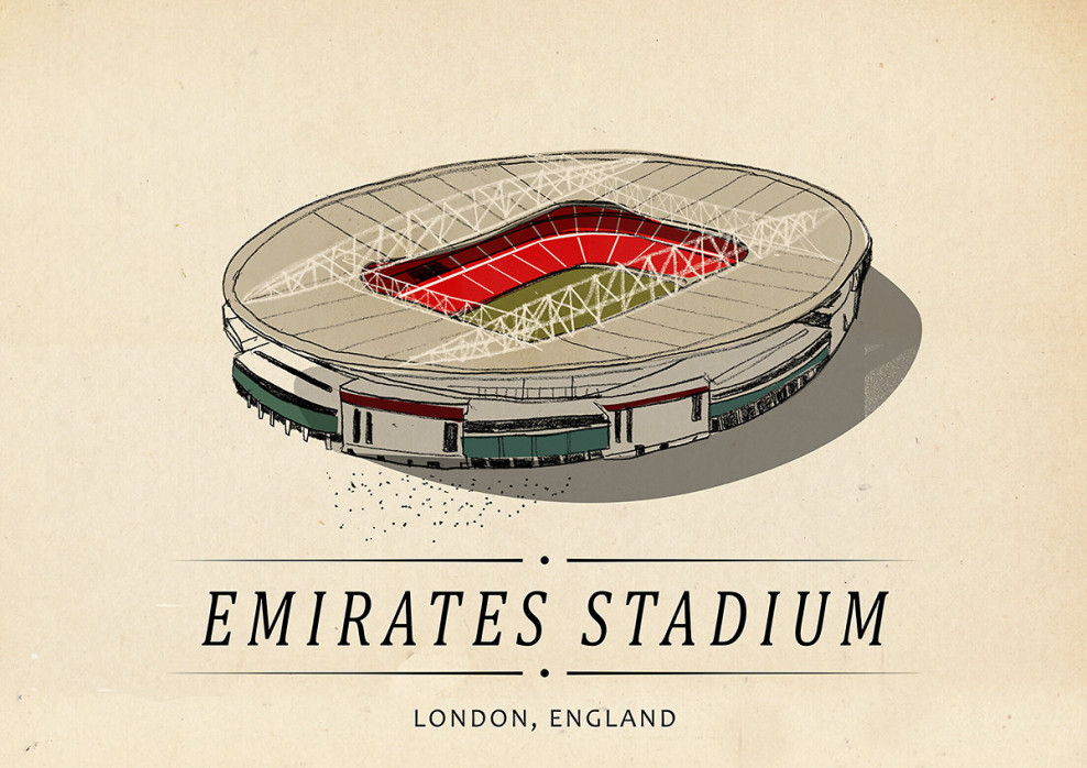 World Of Stadiums: Emirates Stadium - Poster