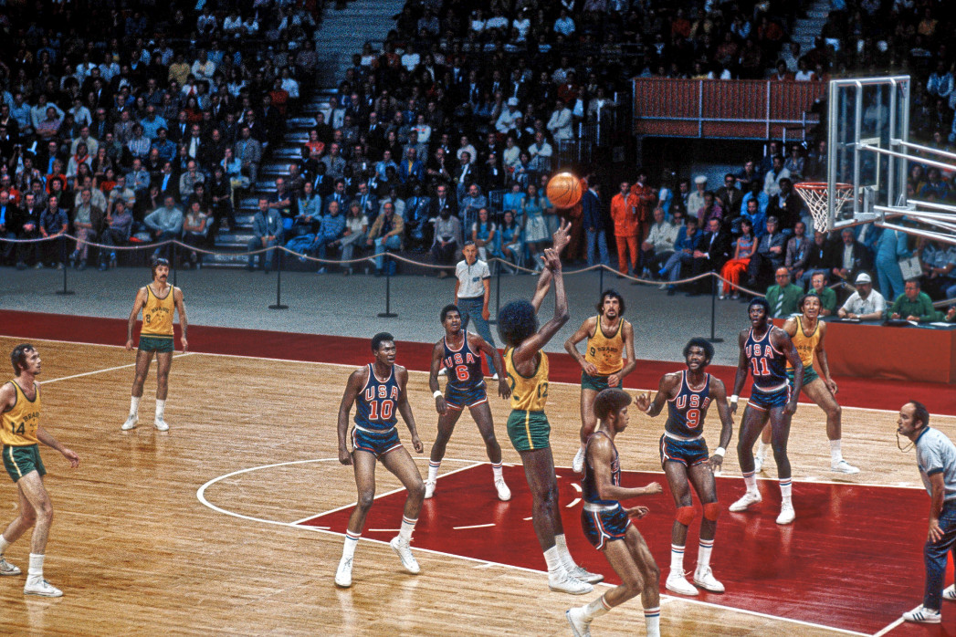 USA vs. Brasilien 1972 - Wandbild