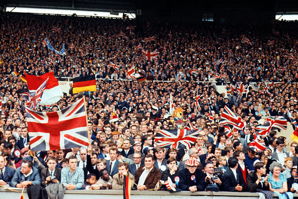 Fans beim WM Finale 1966