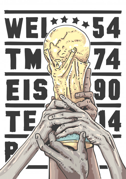 Weltmeister by Ronny Heimann - Poster