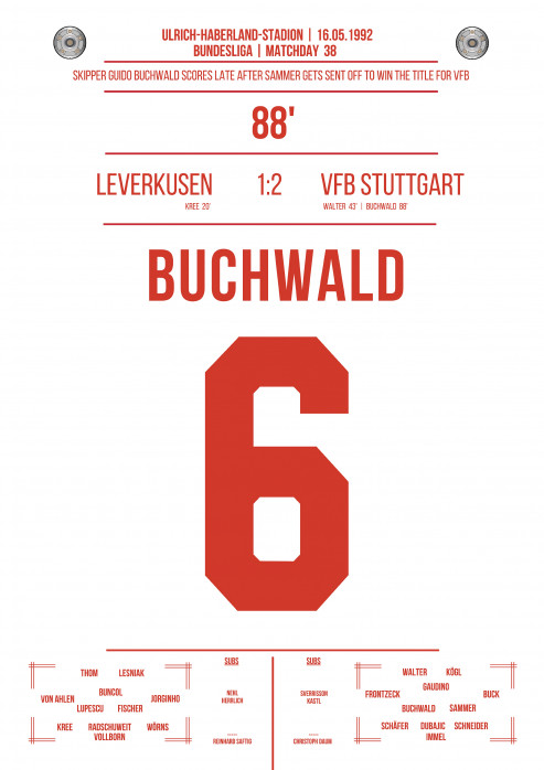 Buchwald vs. Leverkusen - Poster
