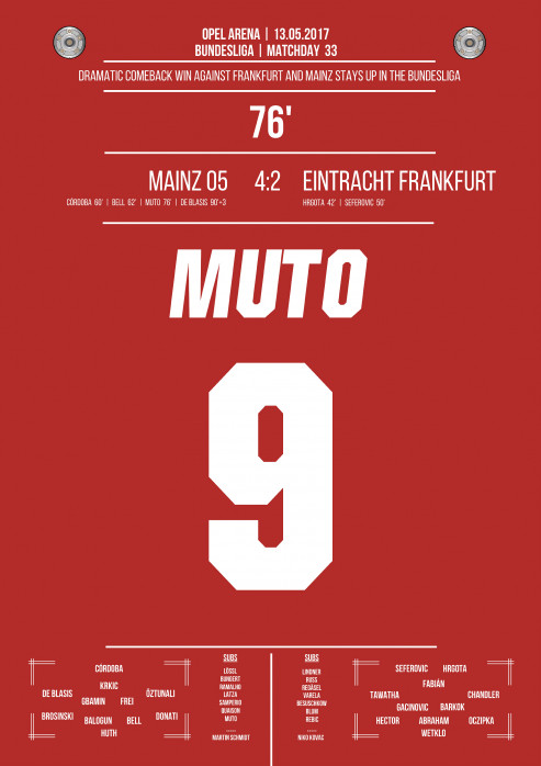 Muto vs. Frankfurt - Poster