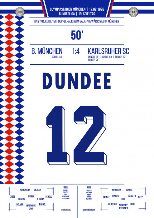 Dundee vs. Bayern - Poster