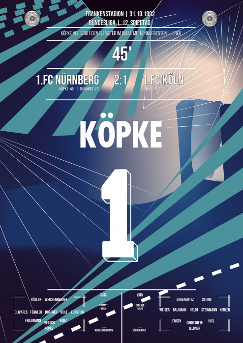 Köpke vs. Köln - Poster
