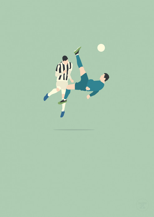Cristiano Fallrückzieher - Poster