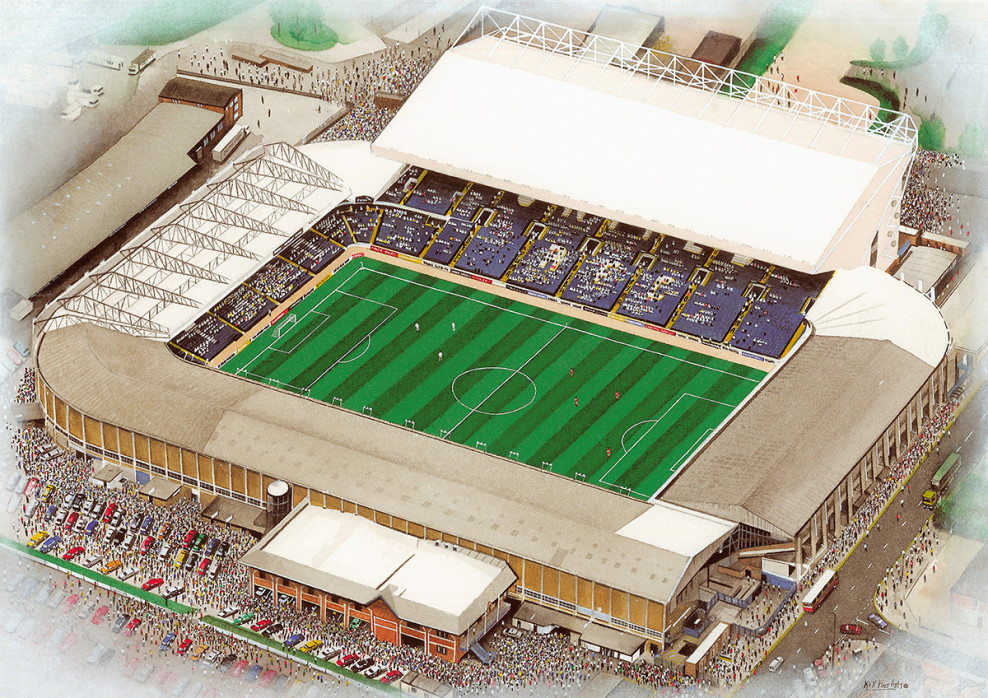 Stadia Art: Elland Road - Poster