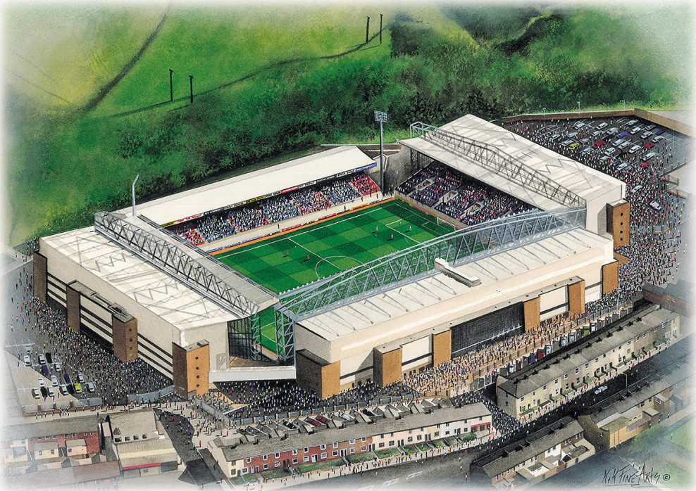 Stadia Art: Ewood Park - Poster