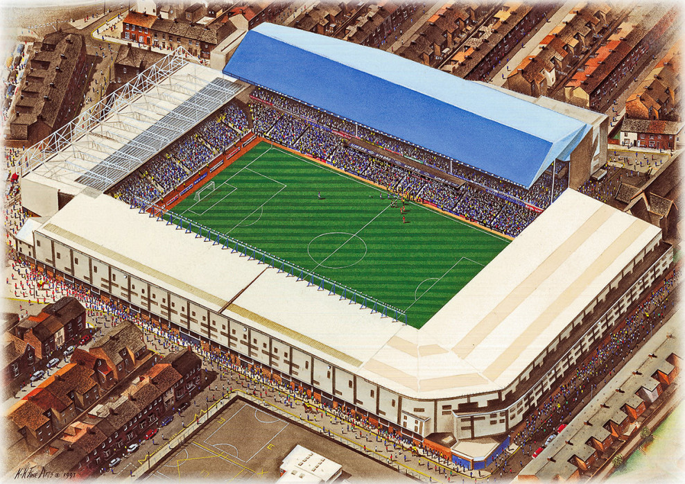 Stadia Art: Goodison Park (2) - Poster