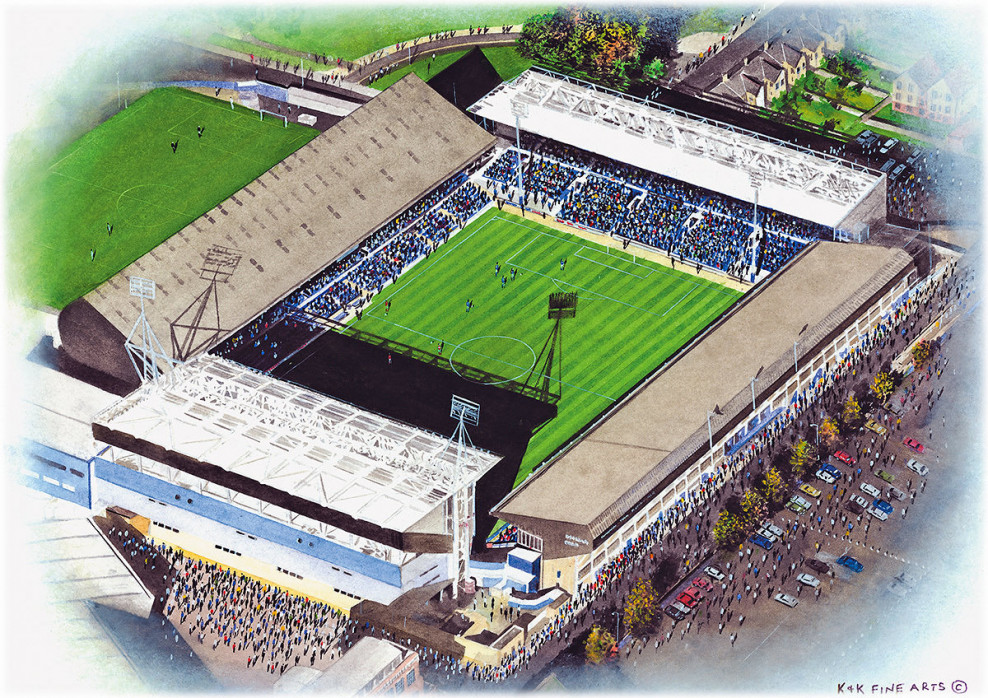 Stadia Art: Portman Road - Poster