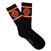 AS Roma Black Taper Socks
