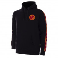 AS Roma Black Taper Hooded Sweater
