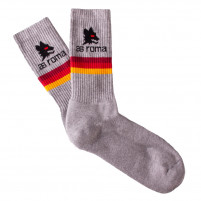 AS Roma Stripes Terry Socks (grey)