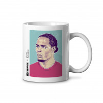 Design-Tasse - 11FREUNDE x Ronny Heimann: Virgil