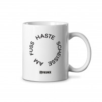 Design-Tasse - 11FREUNDE: Scheisse am Fuß