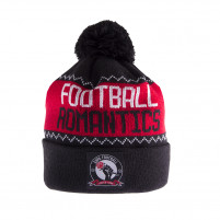 Football Romantics Beanie | Black-White-Red