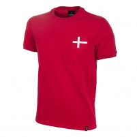 Denmark 1970's Short Sleeve Retro Football Shirt