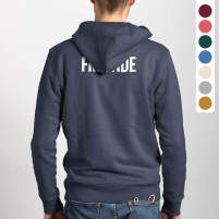 Hoodie - FREUNDE im Rücken (Fairwear & Bio-Baumwolle)