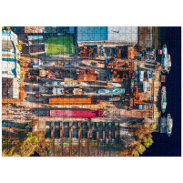 Puzzle: Spielfeld im Hafen