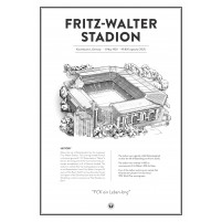 Stadium Posters by Fans Will Know: Kaiserslautern