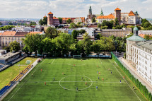Fußballplatz in Krakau - Wandbild