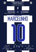 Marcelinho vs. Freiburg - Poster