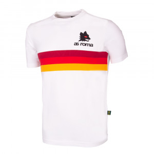 AS Roma Stripes T-Shirt (white)