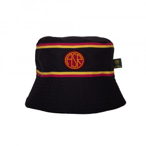 AS Roma Black Taper Bucket Hat