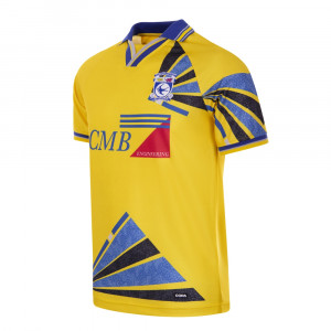 Cardiff City FC 1997 - 98 Away Retro Football Shirt