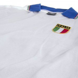 Italy Away World Cup 1982 Short Sleeve Retro Football Shirt