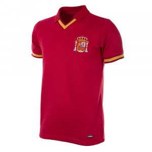 Spain 1988 Short Sleeve Retro Football Shirt