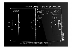 Magnettafel: Zidane 2002 - 11FREUNDE SHOP