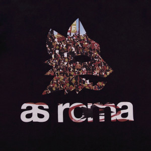 AS Roma Supporter T-Shirt (black)