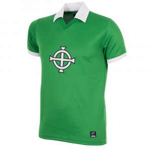 George Best Northern Ireland 1977 Short Sleeve Retro Football Shirt