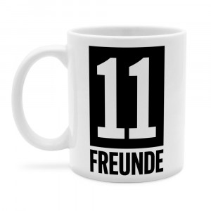 Kaffeebecher: 11FREUNDE (Kasten-Logo)