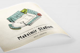 World Of Stadiums: Maksimir Stadium - Poster bestellen - 11FREUNDE SHOP