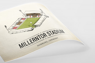 World Of Stadiums: Millerntor Stadium - Poster bestellen - 11FREUNDE SHOP