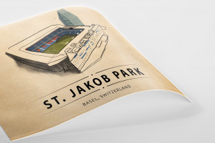 World Of Stadiums: St. Jakob Park - Poster bestellen - 11FREUNDE SHOP