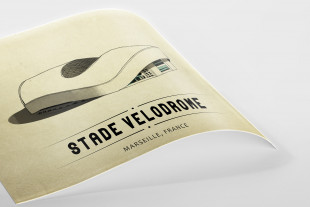 World Of Stadiums: Stade Vélodrome - Poster bestellen - 11FREUNDE SHOP