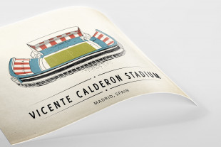 World Of Stadiums: Vicente Calderon Stadium - Poster bestellen - 11FREUNDE SHOP