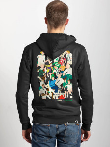 Hoodie - Gladbach Clash (Fairwear & Bio-Baumwolle)