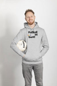 Hoodie - Fußball ist bunt - 11FREUNDE Textil