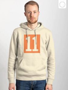 Hoodie - 11 Kasten-Logo (Fairwear & Bio-Baumwolle)