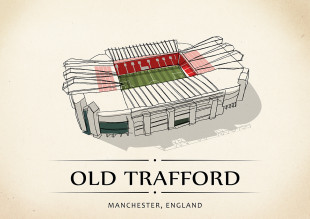 World Of Stadiums: Old Trafford - Poster bestellen - 11FREUNDE SHOP