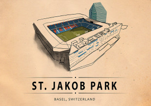 World Of Stadiums: St. Jakob Park - Poster bestellen - 11FREUNDE SHOP