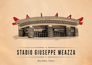 World Of Stadiums: Stadio Giuseppe Meazza - Poster bestellen - 11FREUNDE SHOP