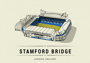 World Of Stadiums: Stamford Bridge - Poster bestellen - 11FREUNDE SHOP