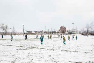 Spieltag im Schnee