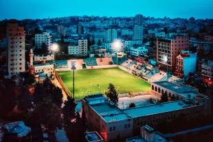 Hussein Bin Ali Stadium in Hebron - Wandbild