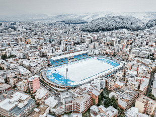 Griechischer Winter - Wandbild
